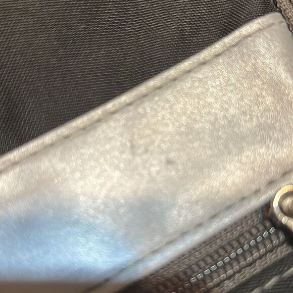 L.L. Bean Black/Silver Back Pack - Picture 2 of 7